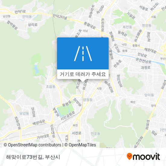 해맞이로73번길 지도
