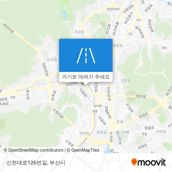 신천대로126번길 지도