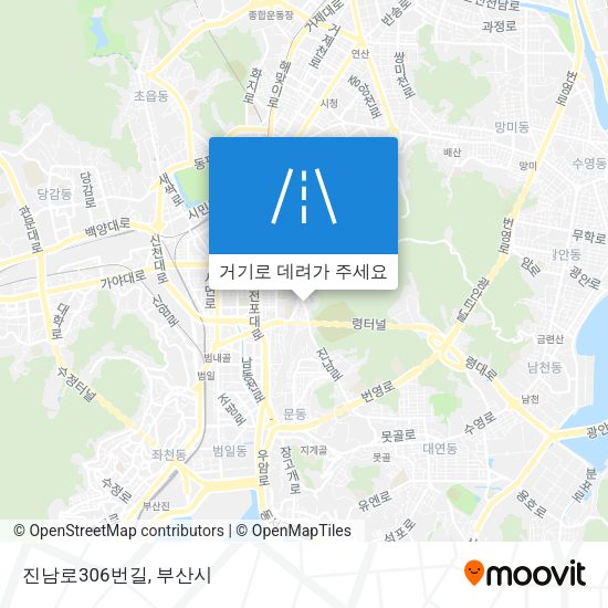 진남로306번길 지도
