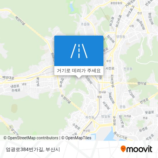 엄광로384번가길 지도