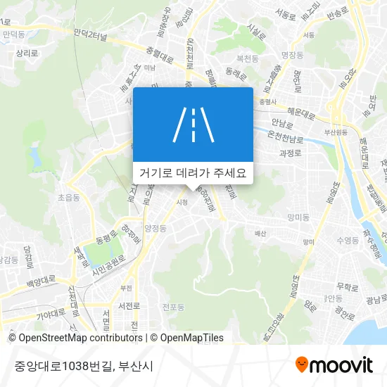 중앙대로1038번길 지도