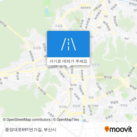 중앙대로691번가길 지도
