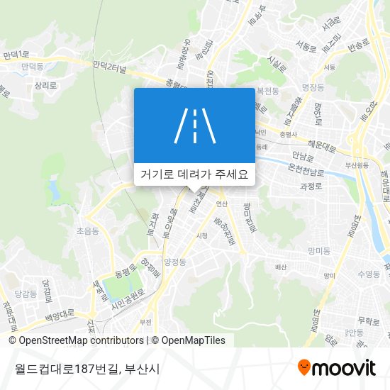 월드컵대로187번길 지도