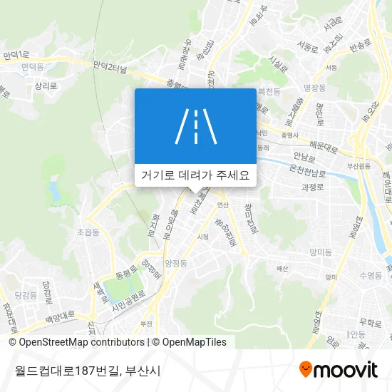 월드컵대로187번길 지도