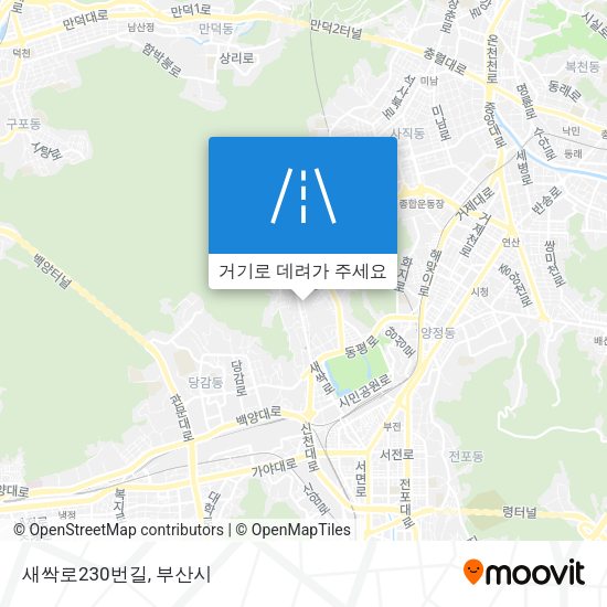 새싹로230번길 지도