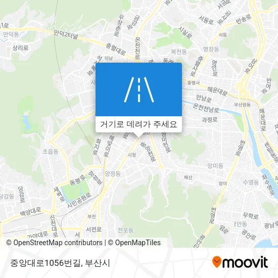 중앙대로1056번길 지도