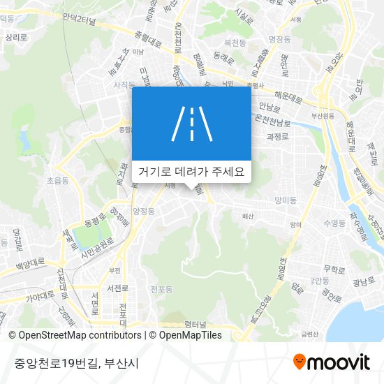 중앙천로19번길 지도