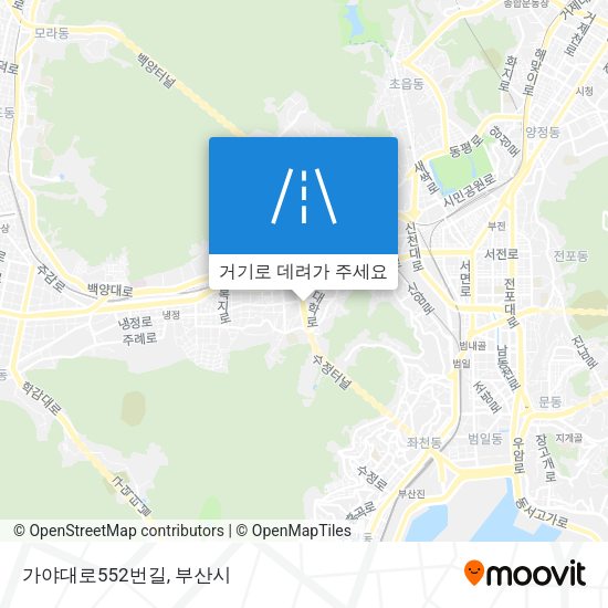 가야대로552번길 지도