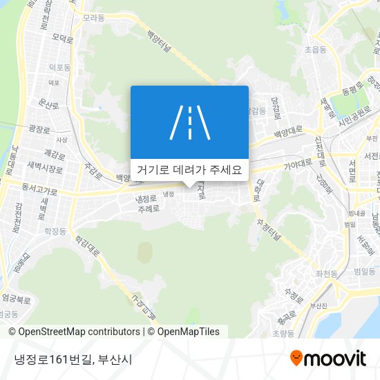 냉정로161번길 지도