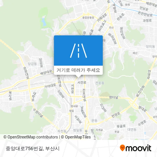 중앙대로756번길 지도