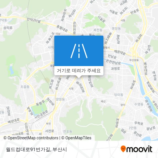 월드컵대로91번가길 지도