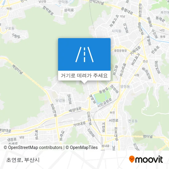 초연로 지도