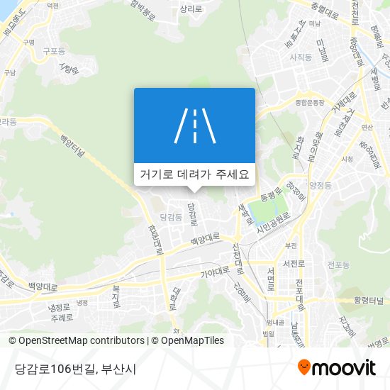 당감로106번길 지도