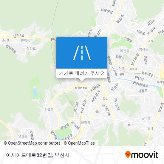 아시아드대로82번길 지도