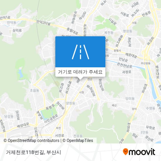거제천로118번길 지도