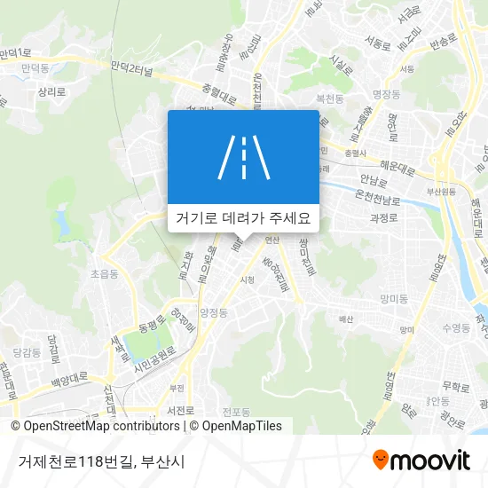 거제천로118번길 지도