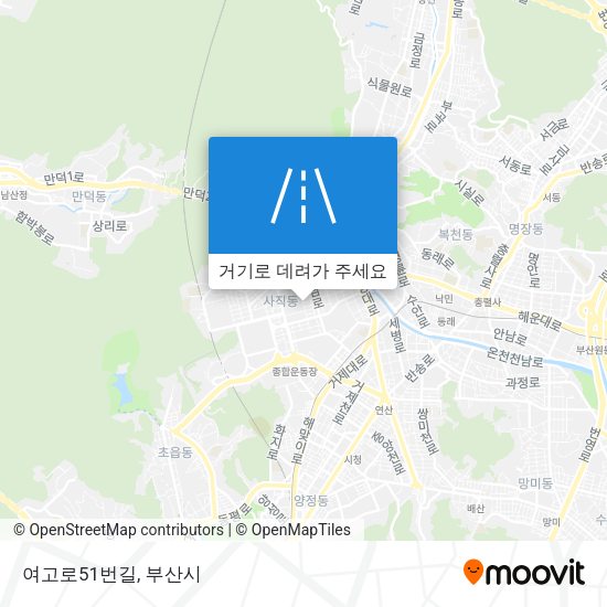 여고로51번길 지도