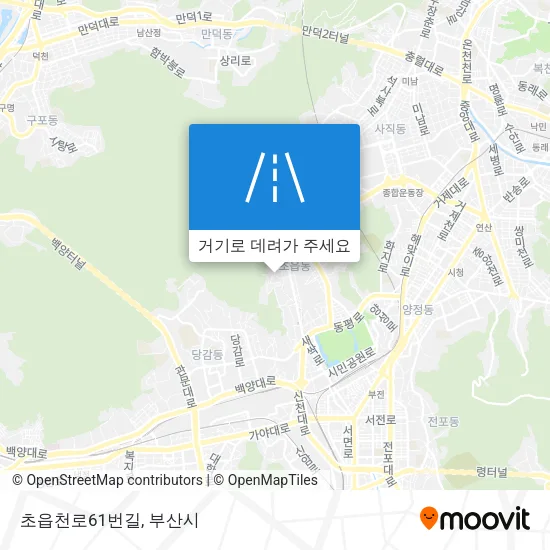 초읍천로61번길 지도