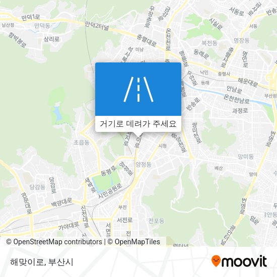 해맞이로 지도