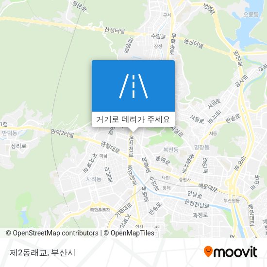 제2동래교 지도