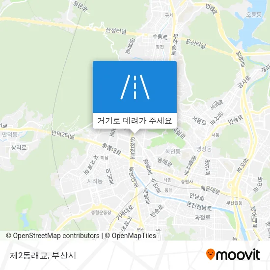 제2동래교 지도