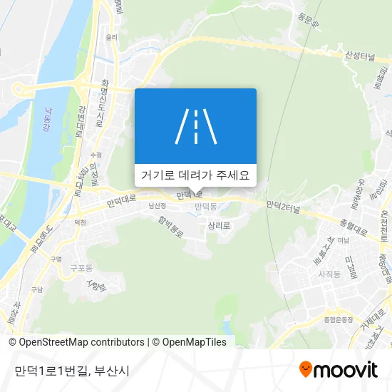 만덕1로1번길 지도