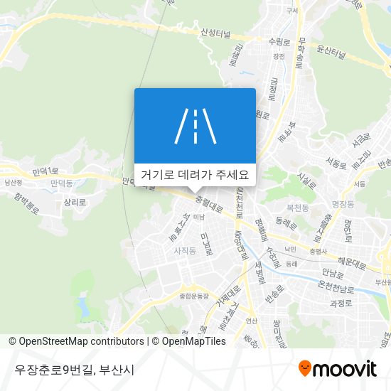 우장춘로9번길 지도