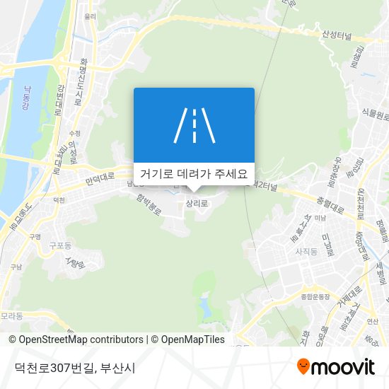 덕천로307번길 지도