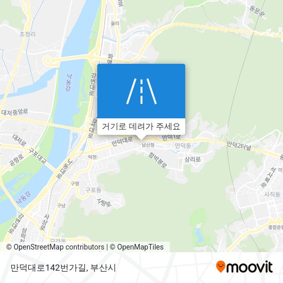 만덕대로142번가길 지도