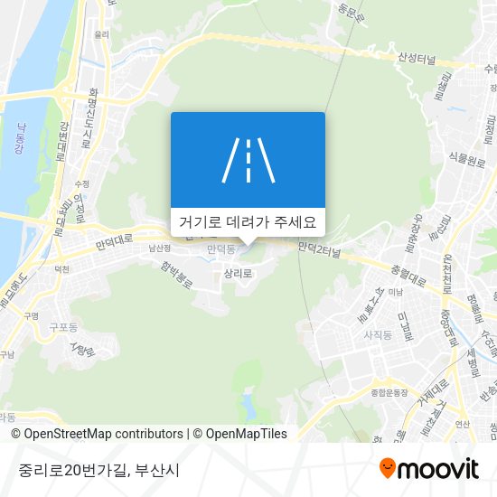 중리로20번가길 지도