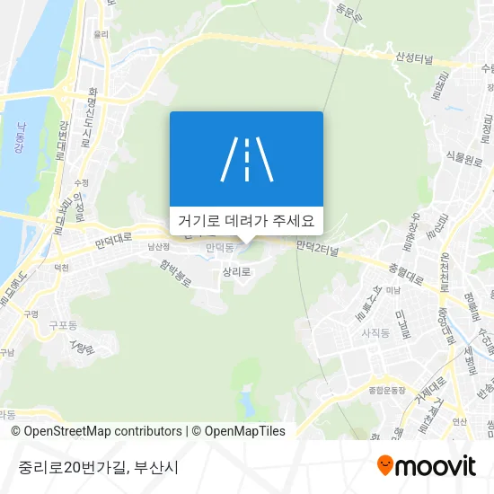 중리로20번가길 지도