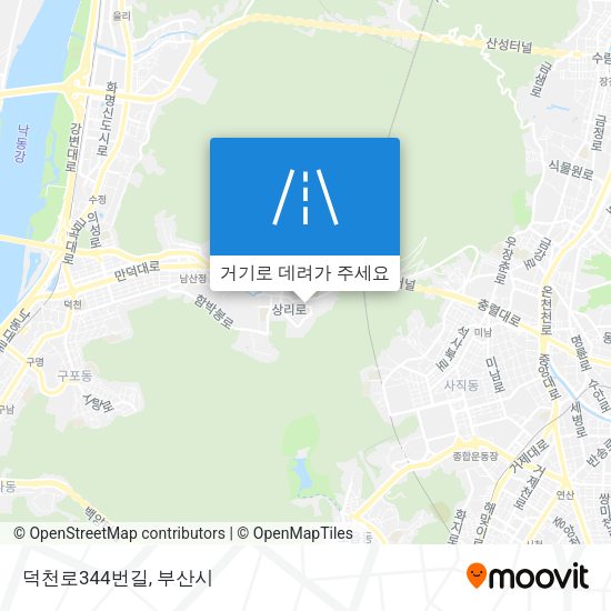 덕천로344번길 지도