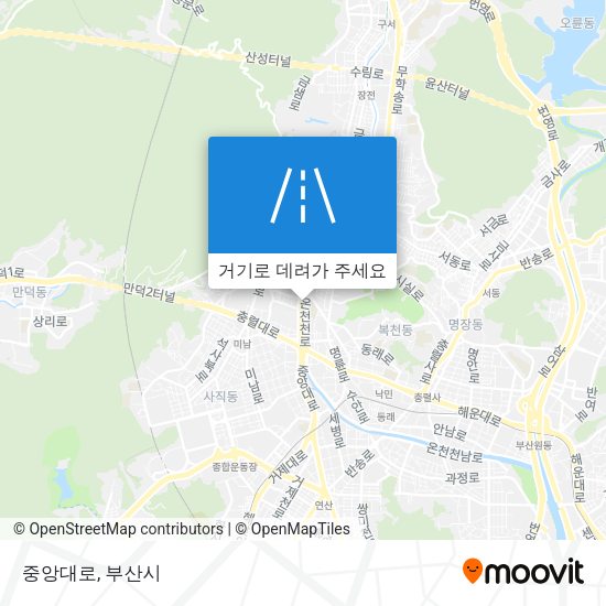중앙대로 지도