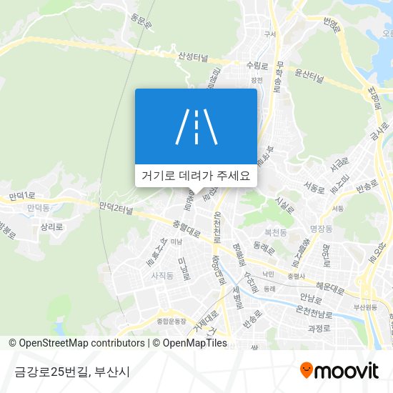 금강로25번길 지도