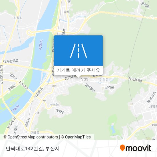 만덕대로142번길 지도