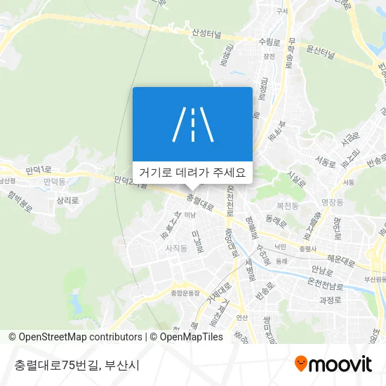 충렬대로75번길 지도