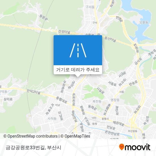 금강공원로33번길 지도