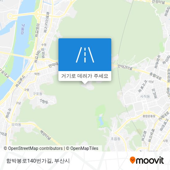 함박봉로140번가길 지도
