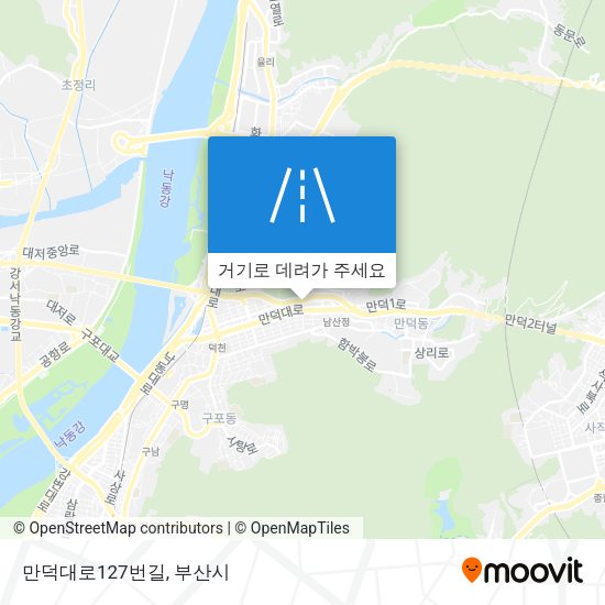 만덕대로127번길 지도