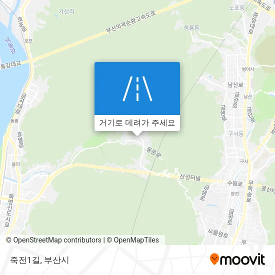 죽전1길 지도