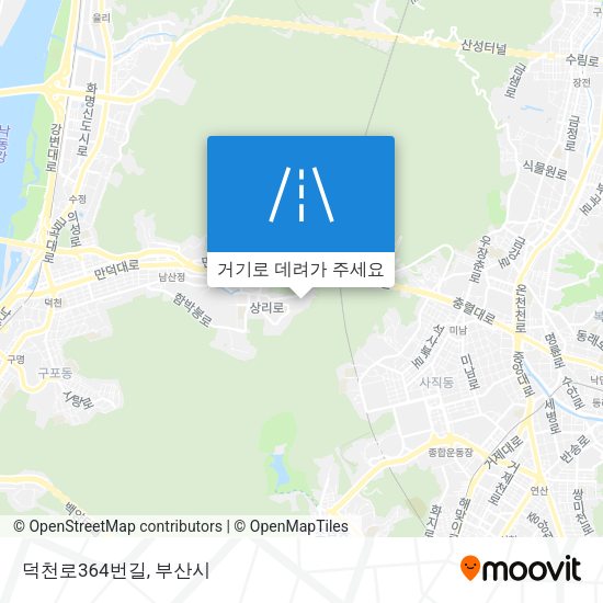 덕천로364번길 지도