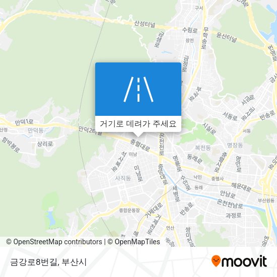 금강로8번길 지도