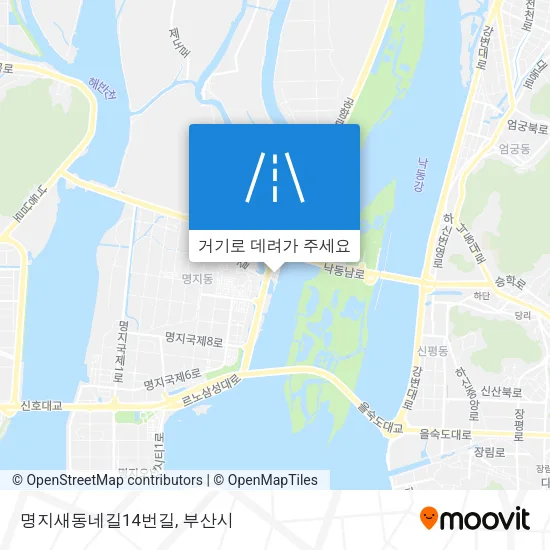 명지새동네길14번길 지도
