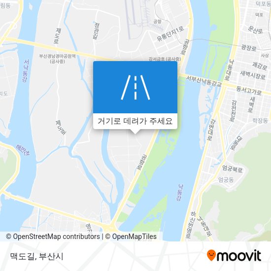 맥도길 지도