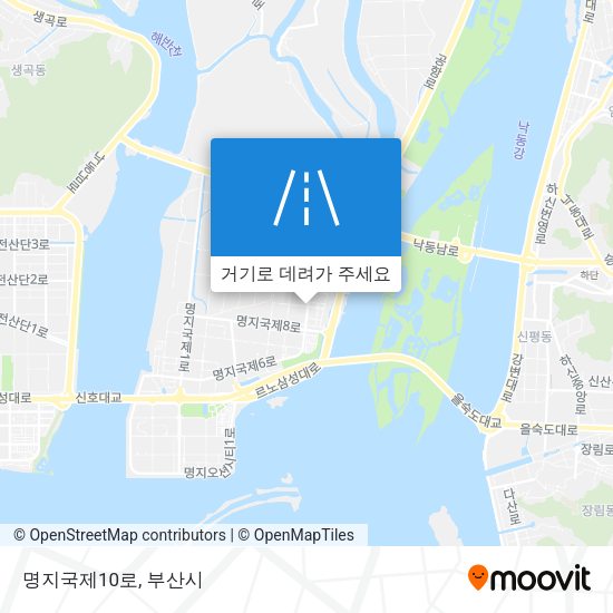 명지국제10로 지도