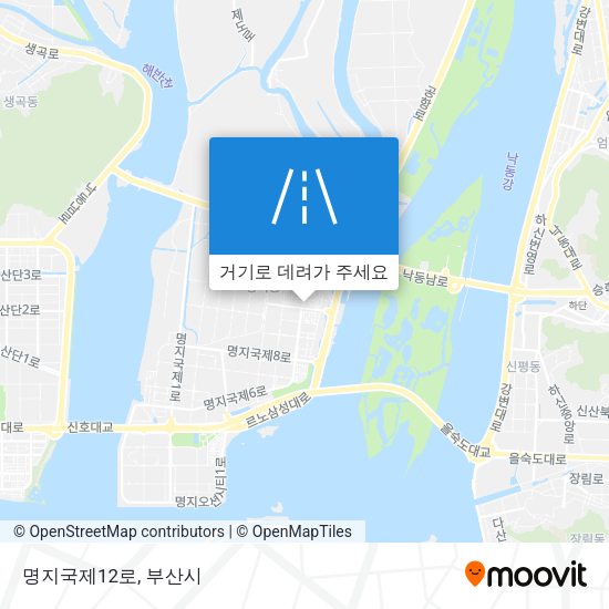 명지국제12로 지도