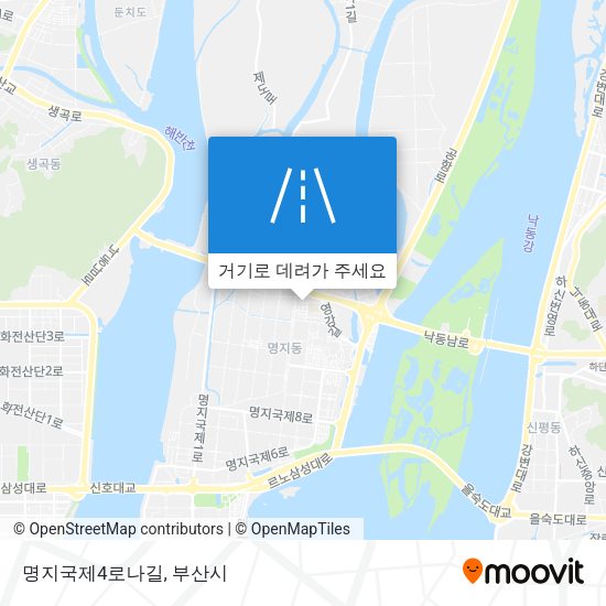명지국제4로나길 지도