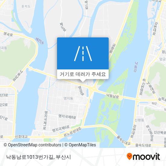 낙동남로1013번가길 지도