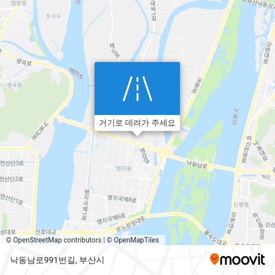 낙동남로991번길 지도
