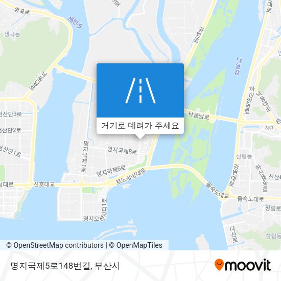 명지국제5로148번길 지도